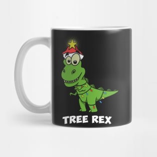 Tree Rex Funny T-Rex Christmas Mug